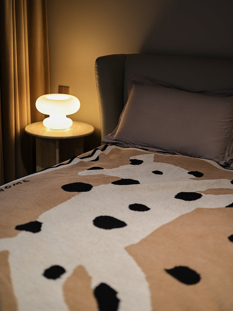 Puppy Mianmian Half Fleece Blanket Climatisation Loisirs