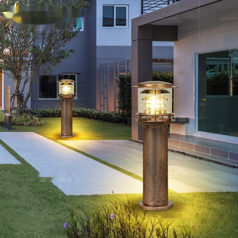 Minimaliste extérieur Modern Jardin Lumière Cour