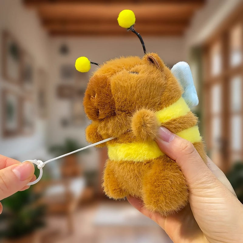 Jouet en peluche pour porte-clés Capybara