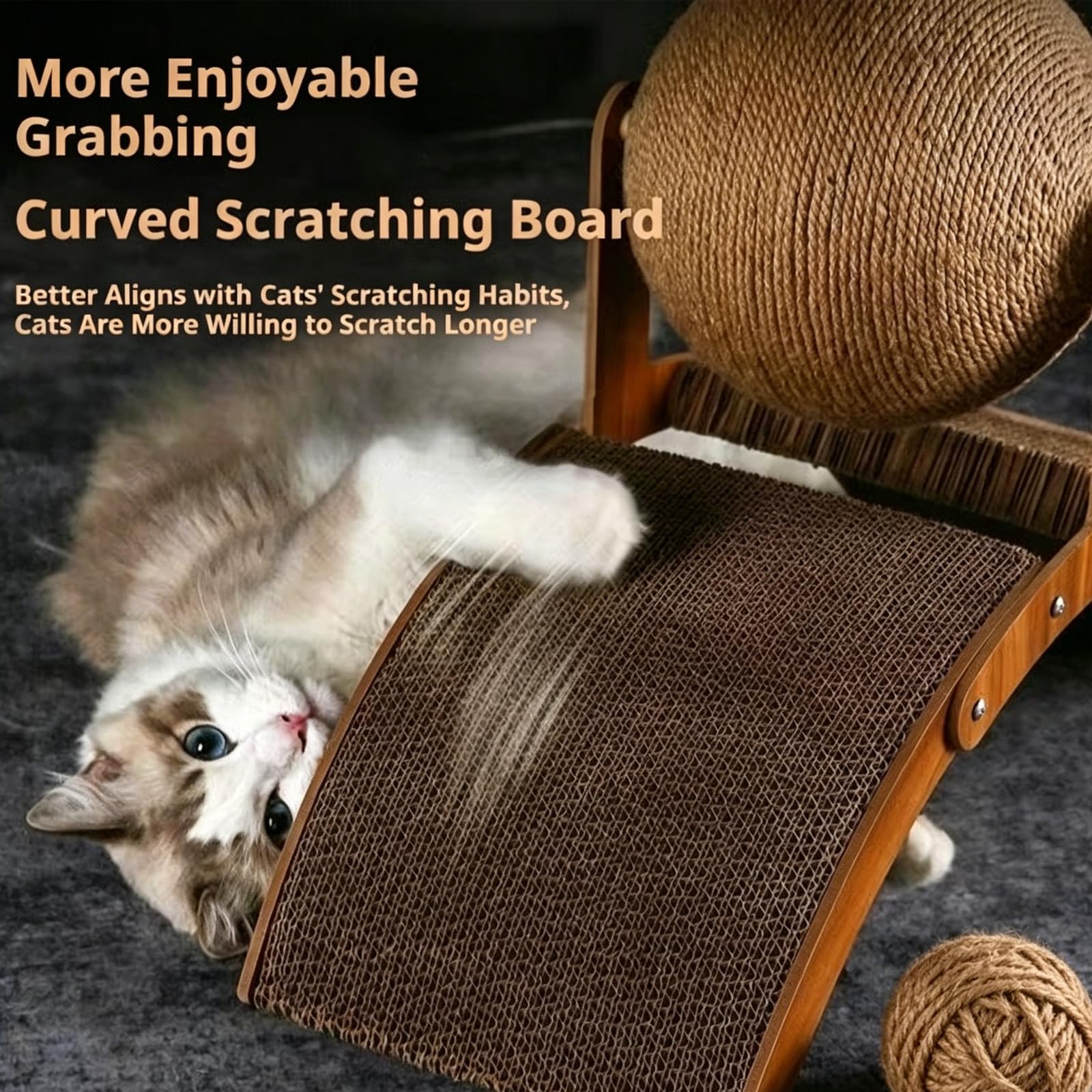 Éclat de chat à boules
