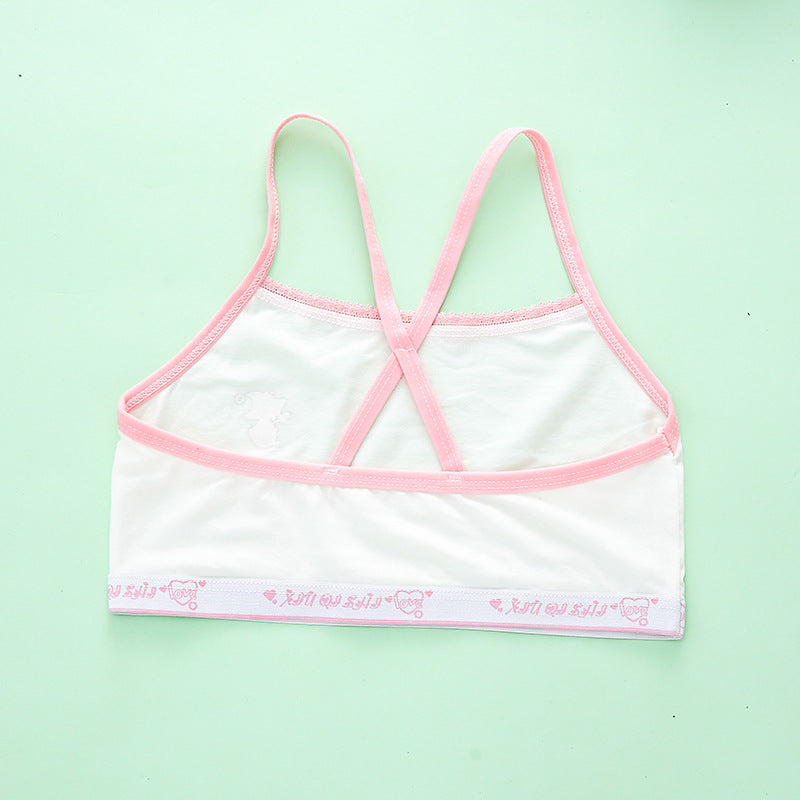 Élèves de l'école primaire Période de développement Filles Bra Sports Sous-vêtements pour enfants