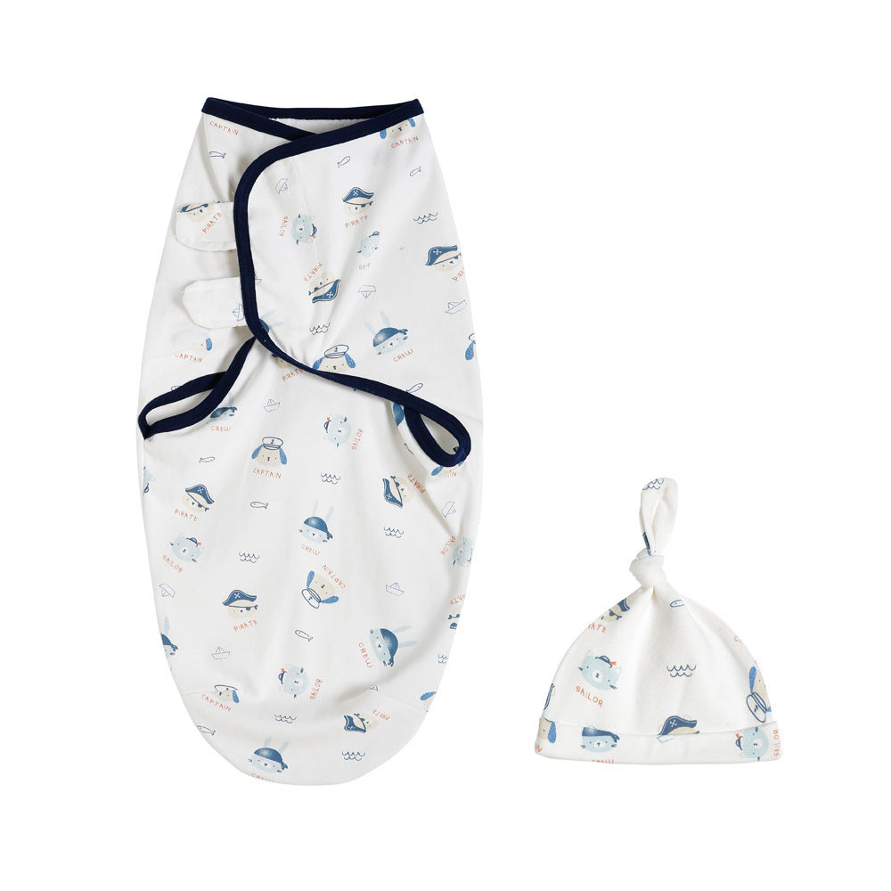 Cotton Baby Towel Anti-Slip Sleeping Bag with Hood