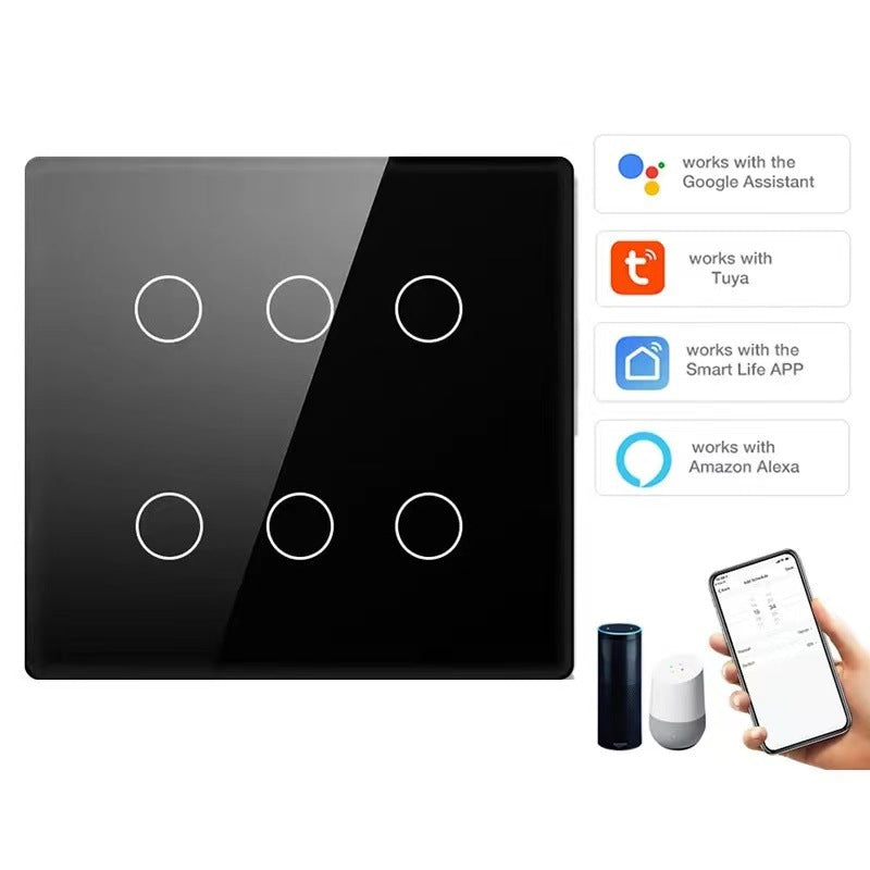 Contrôleur à distance en plastique Smart Touch Quatre voix à six voies avec fonction