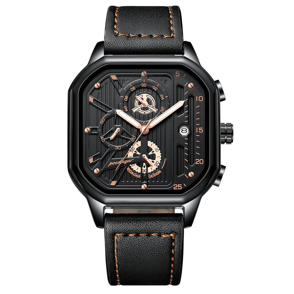 Men's Multifunctional Quartz Watch Band