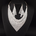 Oumei Liang Écharpe en soie Design Collier Collier Eardrops