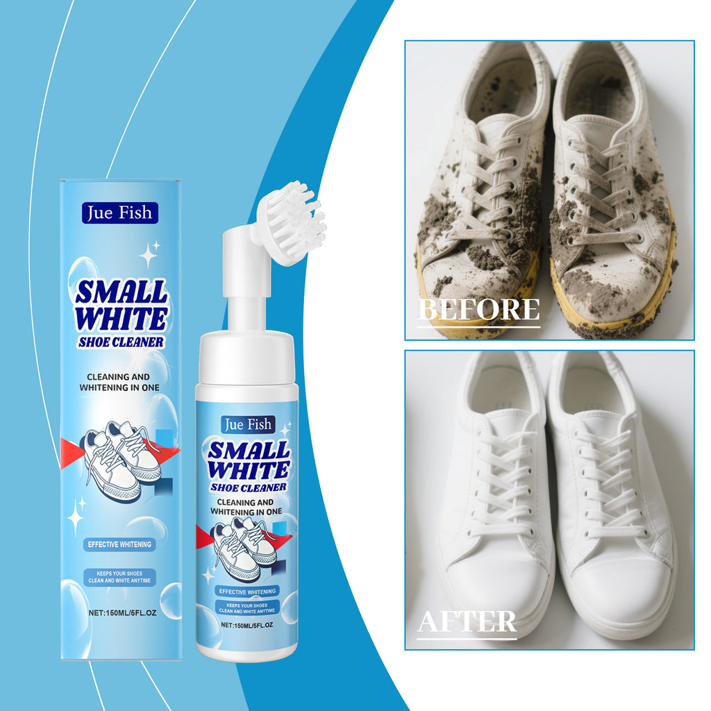 Petite mousse de nettoyage de chaussures blanches 150ml1box