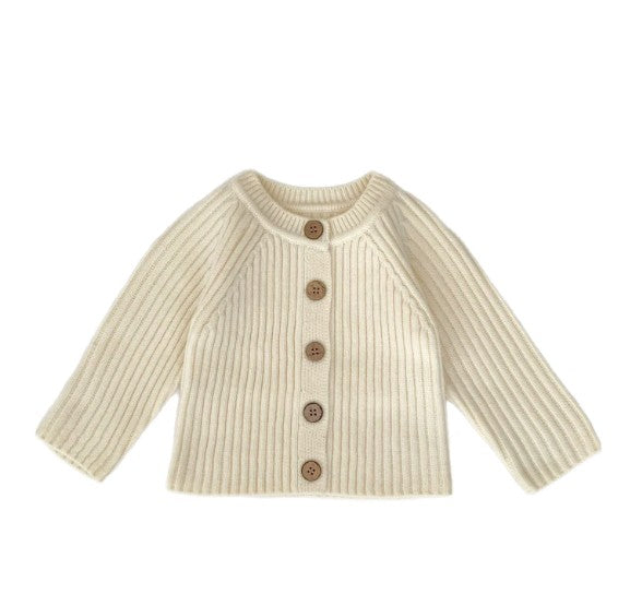 Chandail enfant tricoté couleur solide