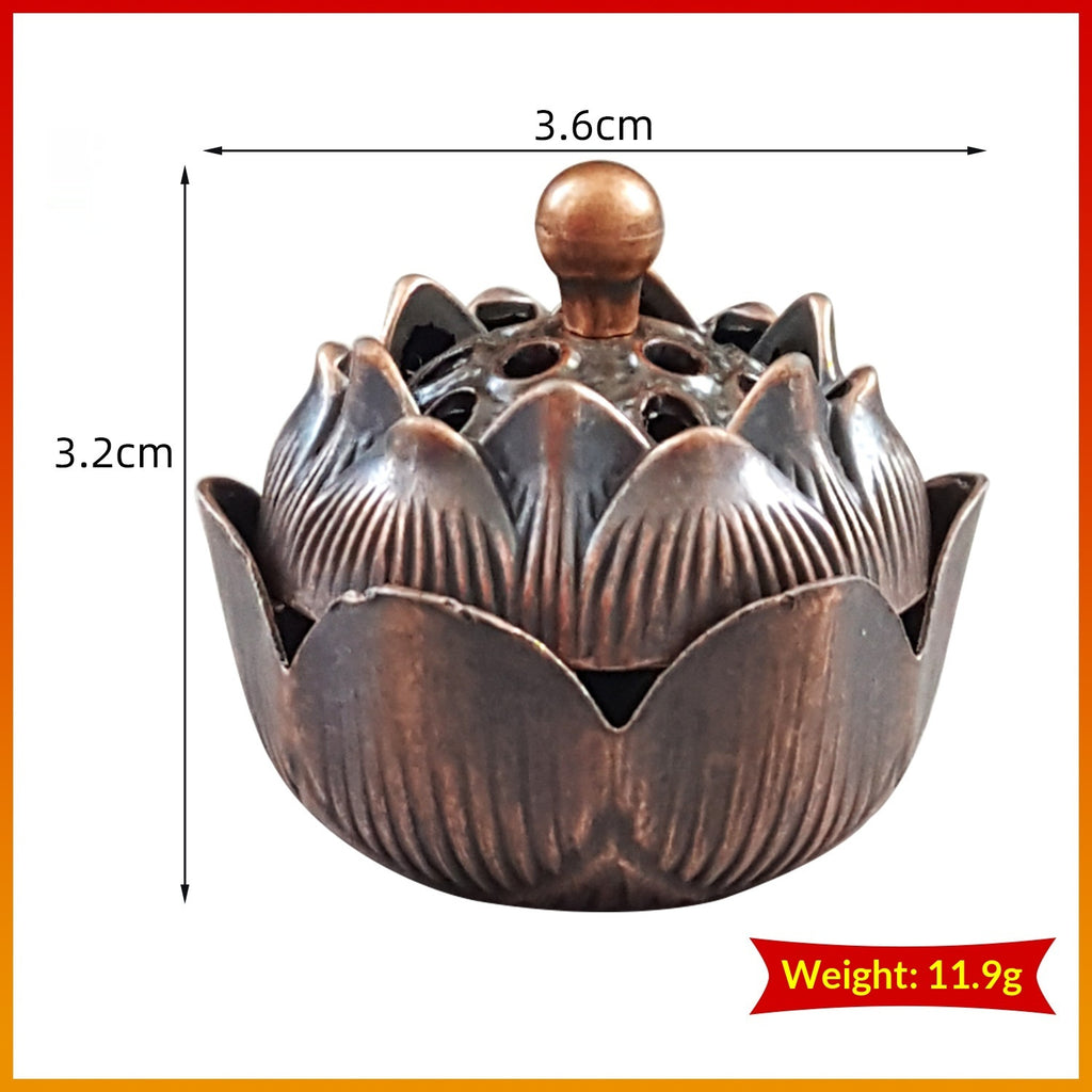 Brûleur d'encens d'inspiration zen Agarwood et Sandalwood avec dragon sculpté creux Et Phoenix