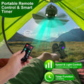 Ventilateur de plafond de camping portable LED 10400mAh Batterie USB Powered Tent Lantern Fan Pow