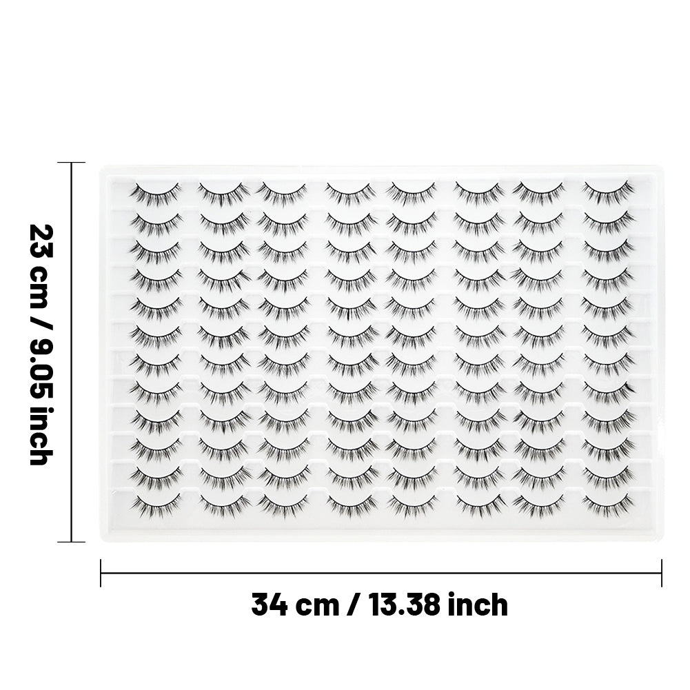 Les faux cils 3D sont multicouches