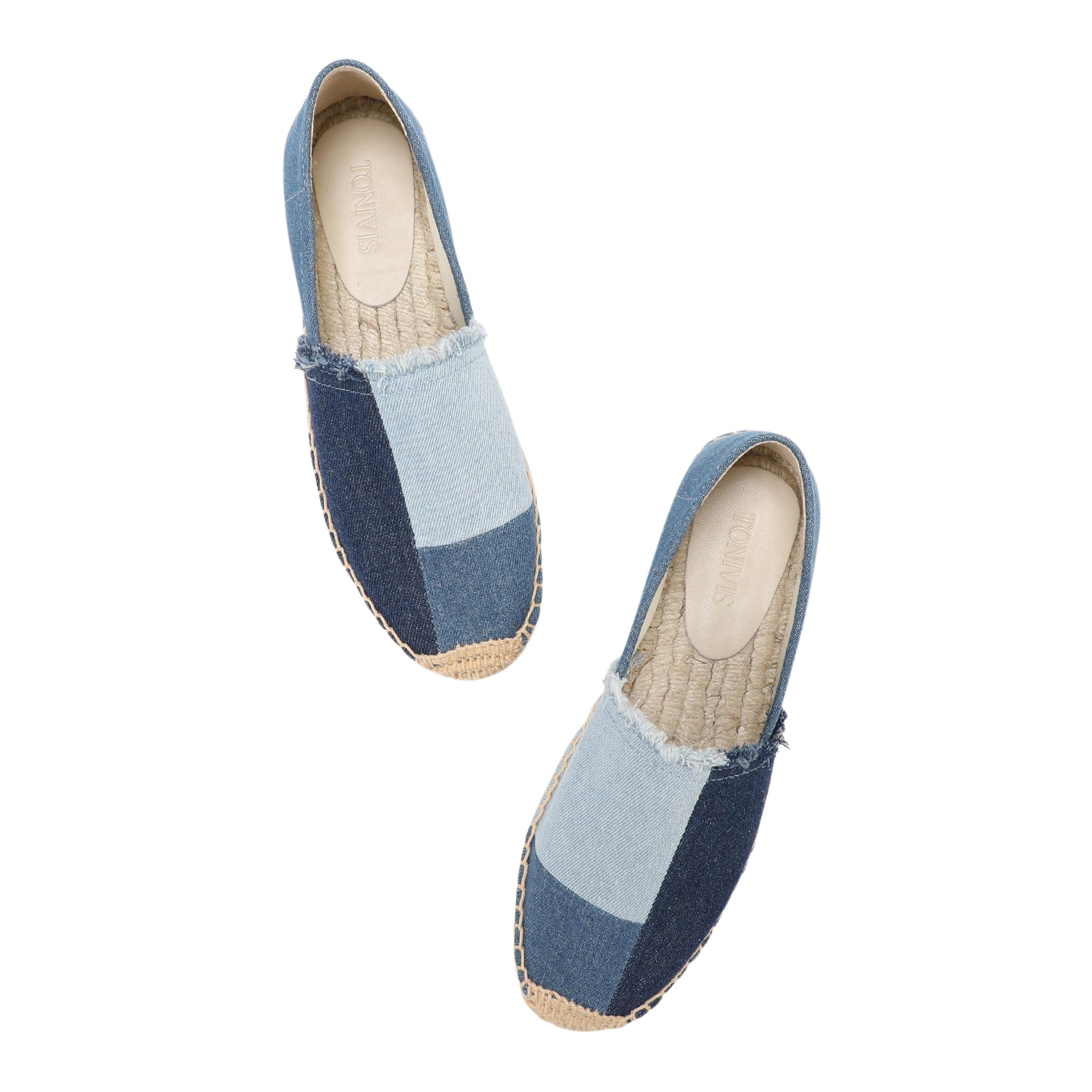 Chaussures de toile plate de Denim pour femmes de style Harajuku