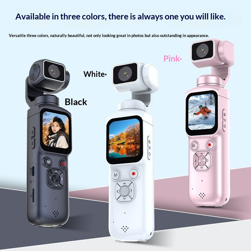 Caméra 4K Gombal portable avec stabilisation de mouvement et reconnaissance du visage