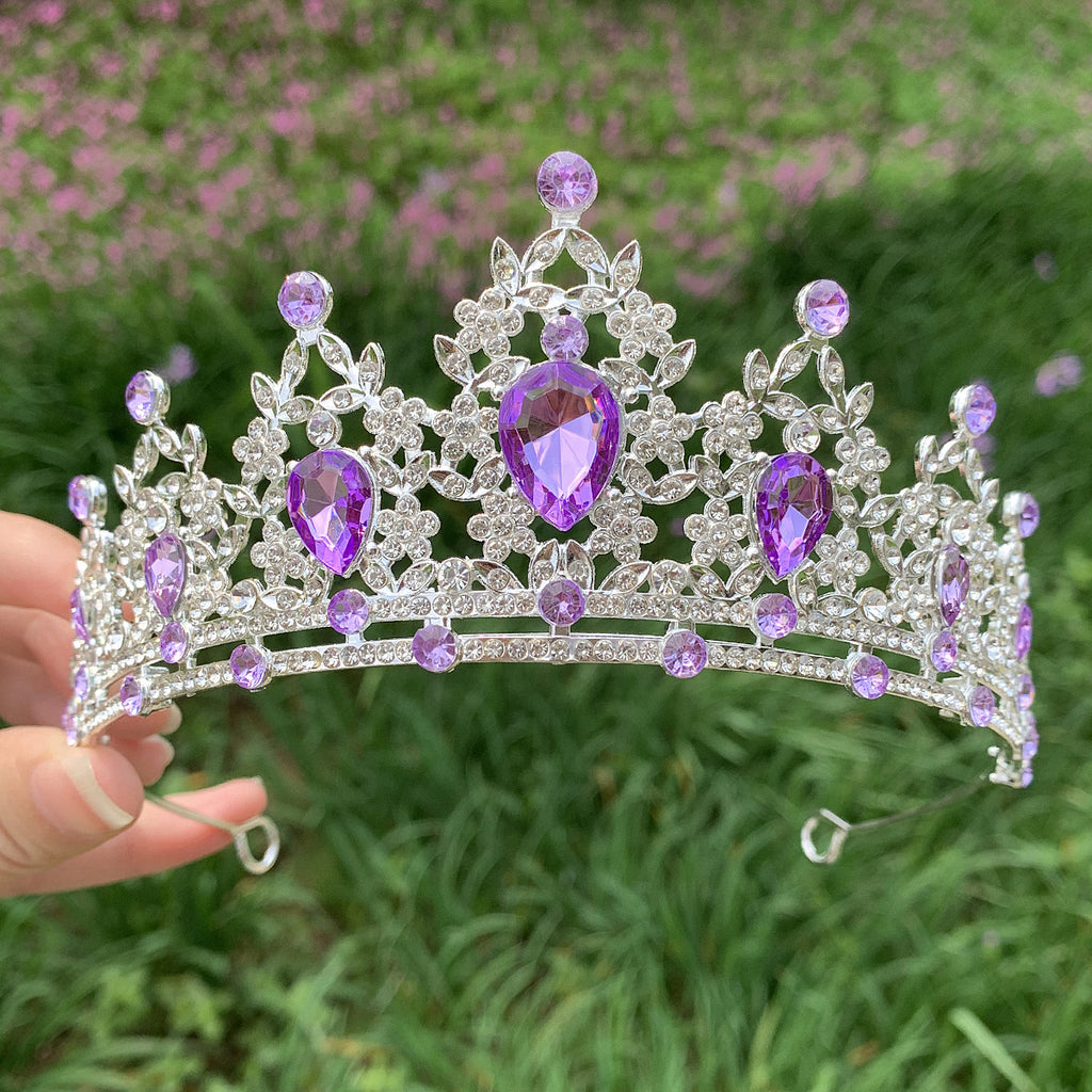Strass Headband Alliage Couronne Robe de mariée Accessoire