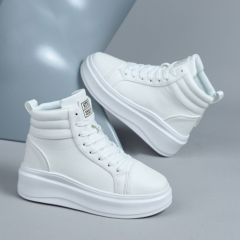 Couples Sneakers occasionnels élégants à quatre saisons de haute hauteur augmentant