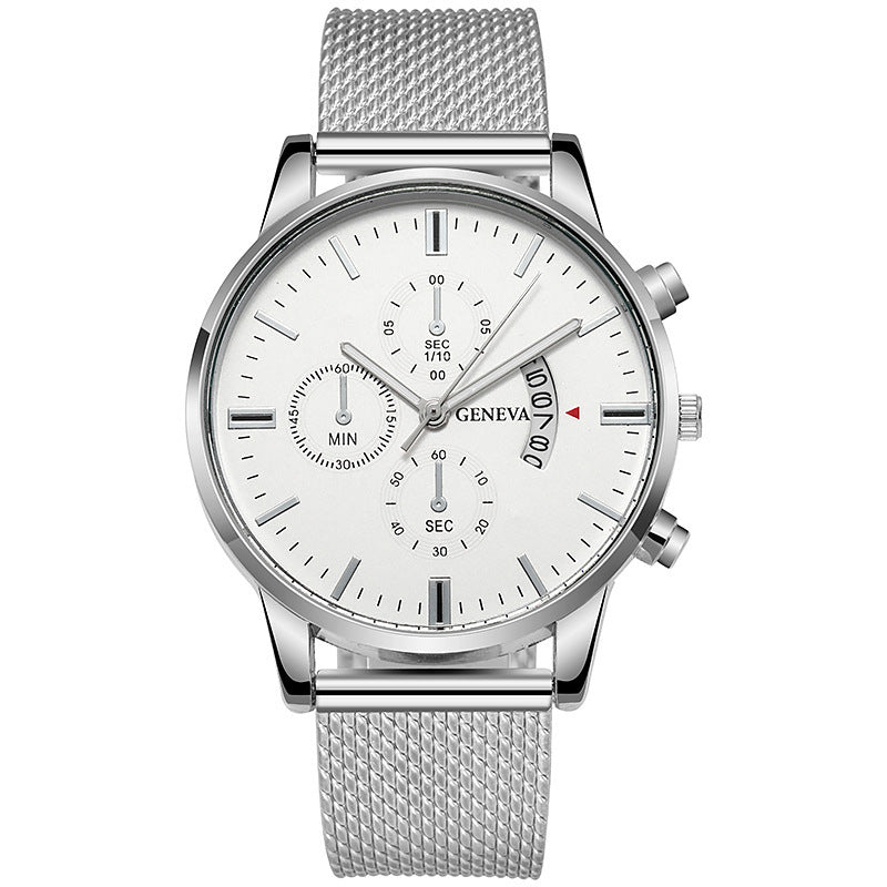 Hommes montre faux trois-Subdial Six mains calendrier Casual mode entreprise Quartz