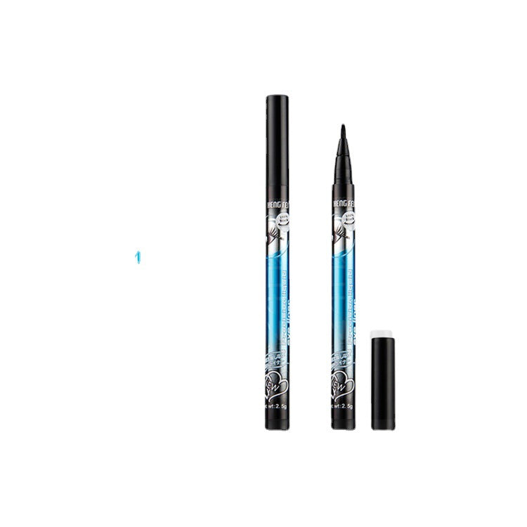 Eyeliner liquide ultra-fin noir imperméable, durable et résistant aux boues
