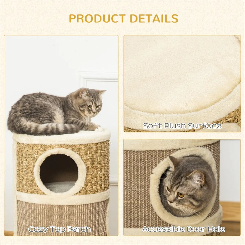 Maison de chat en bois / Arbres de chat / Tour d'escalade de chat ( Amazon Shipping) (Interdit par WalMart)