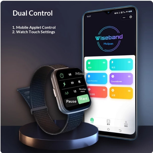 Montre électrique de choc réveil silencieux et anti-fatigue et la procrastination