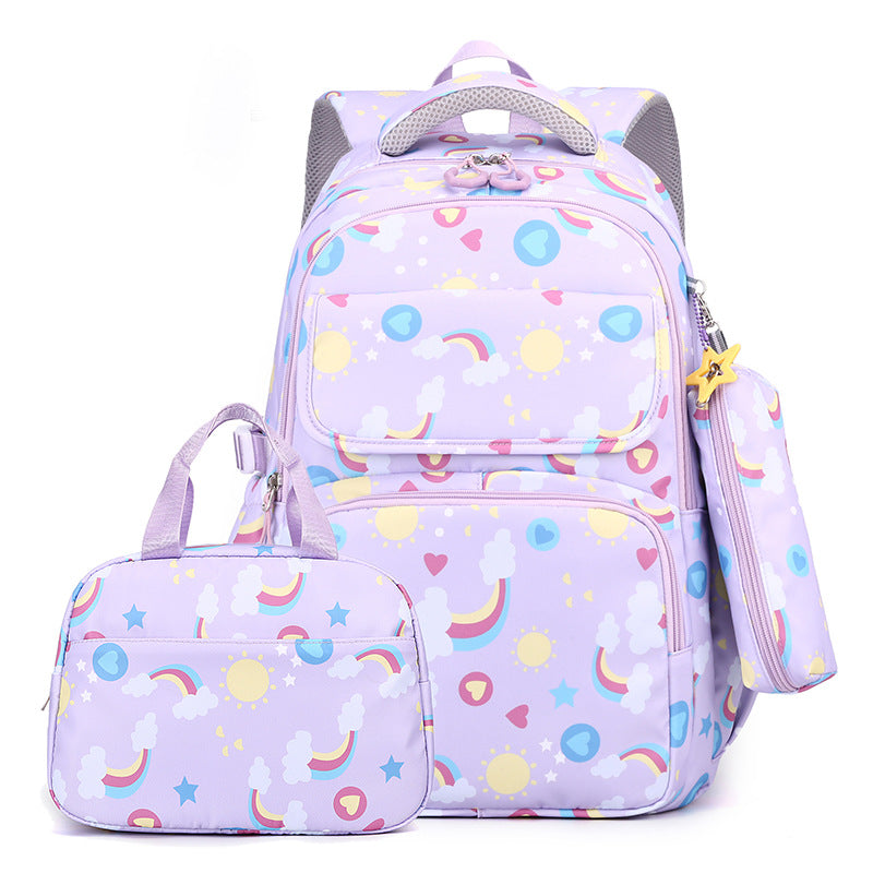 Ensemble de sacs d'école pour étudiants de grande capacité à protection arrière