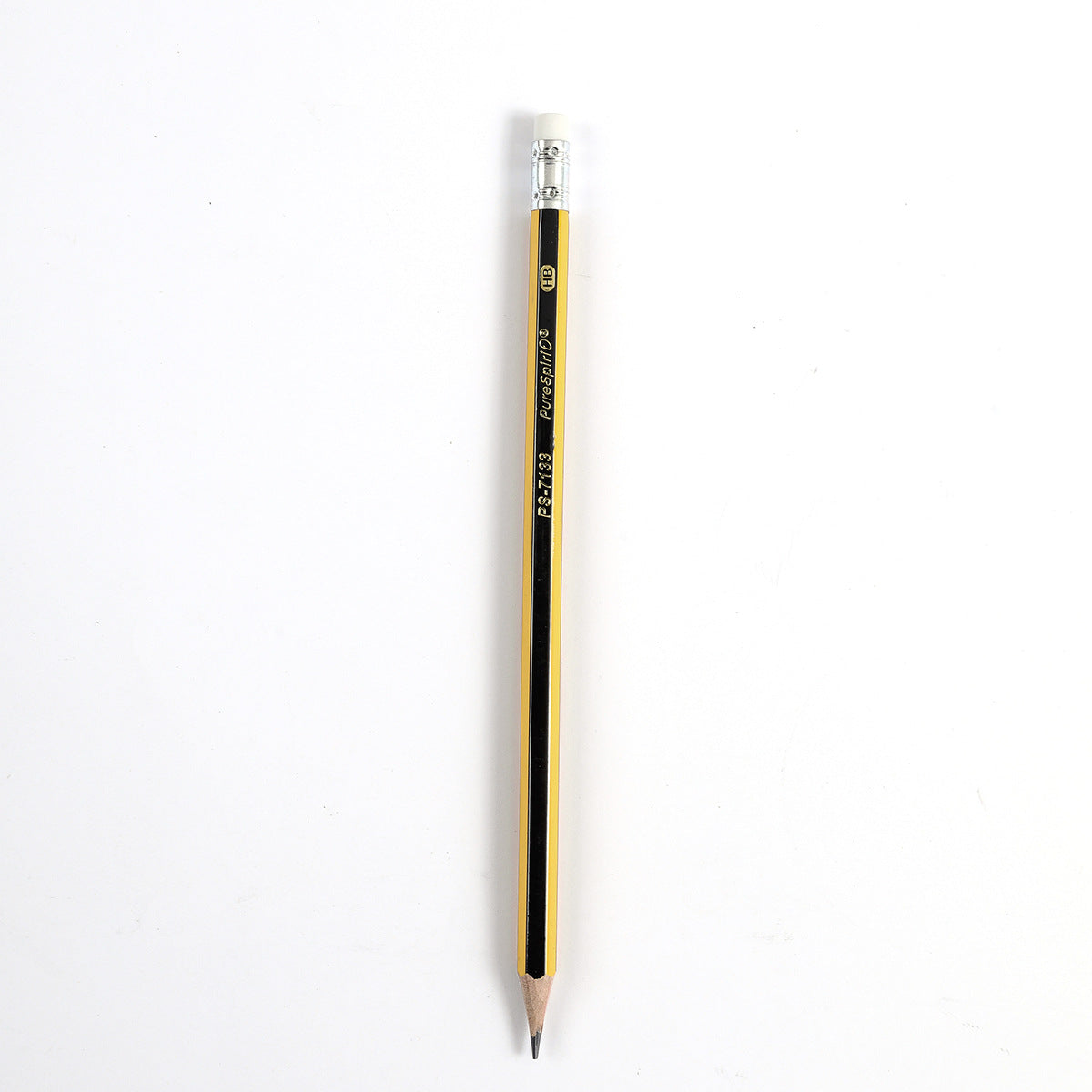 Crayons d'écriture lisse HB 12-comptes avec effaceurs
