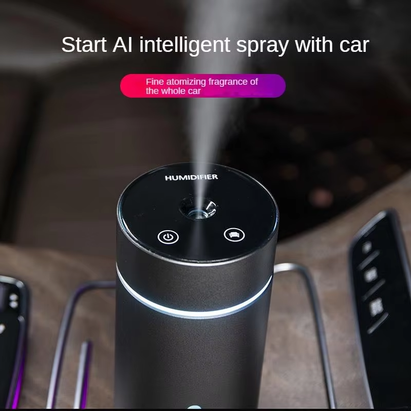 Portable voiture Humidificateur d'air en aluminium Diffuseur d'huile essentielle 260ml