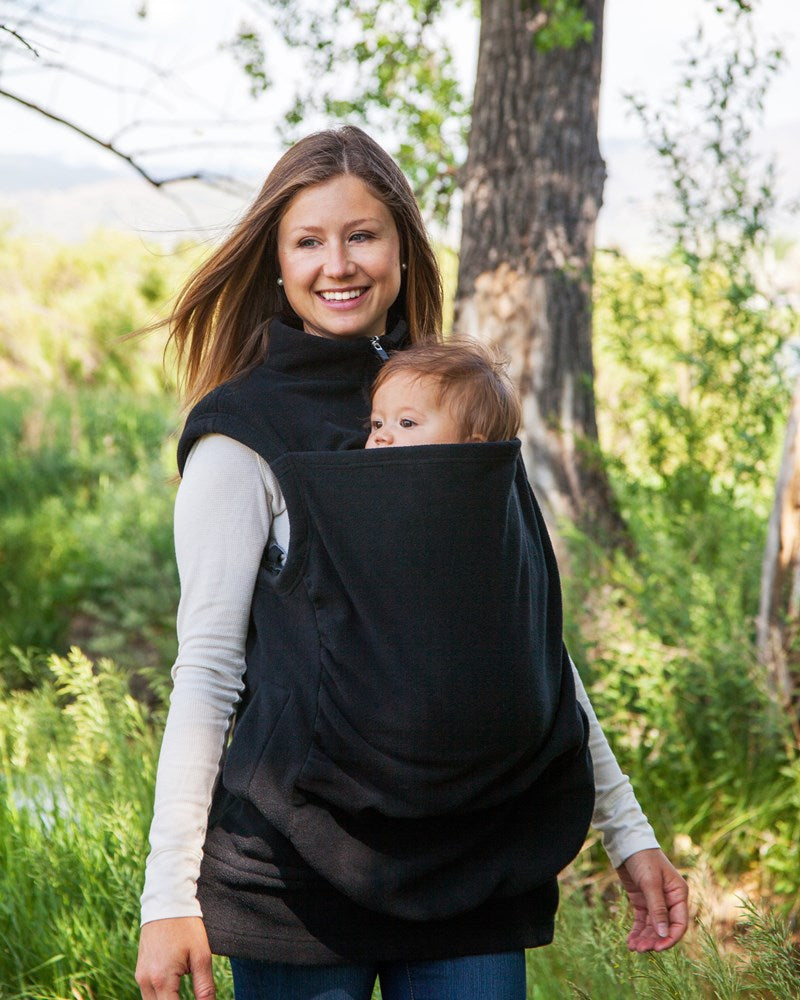Trois en une Mère multifonctionnelle Kangaroo Coat Chandail sans manches pour femmes