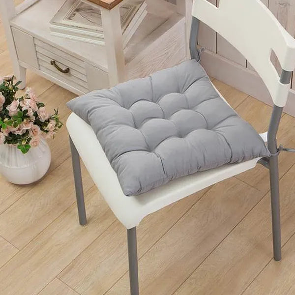 Chaise 4Pcs Coussin Pads Oreiller Soft Tie sur des tapis carrés pour la maison bureau voiture assis