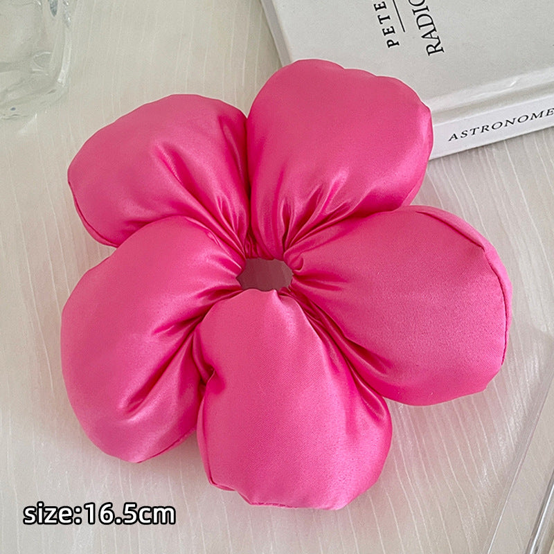 Oreiller fleur d'éponge Satin Grand bandeau intestinal