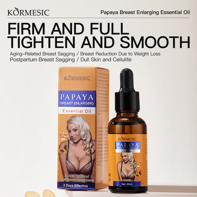 KORMESIC Papaya amélioration mammaire huile essentielle 30ml