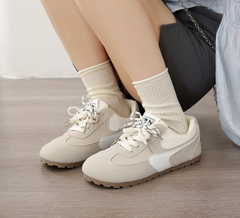 Chaussures de Patinage Femmes Printemps Coréen Style haute valeur Versatile Casual Chaussures Roun mode