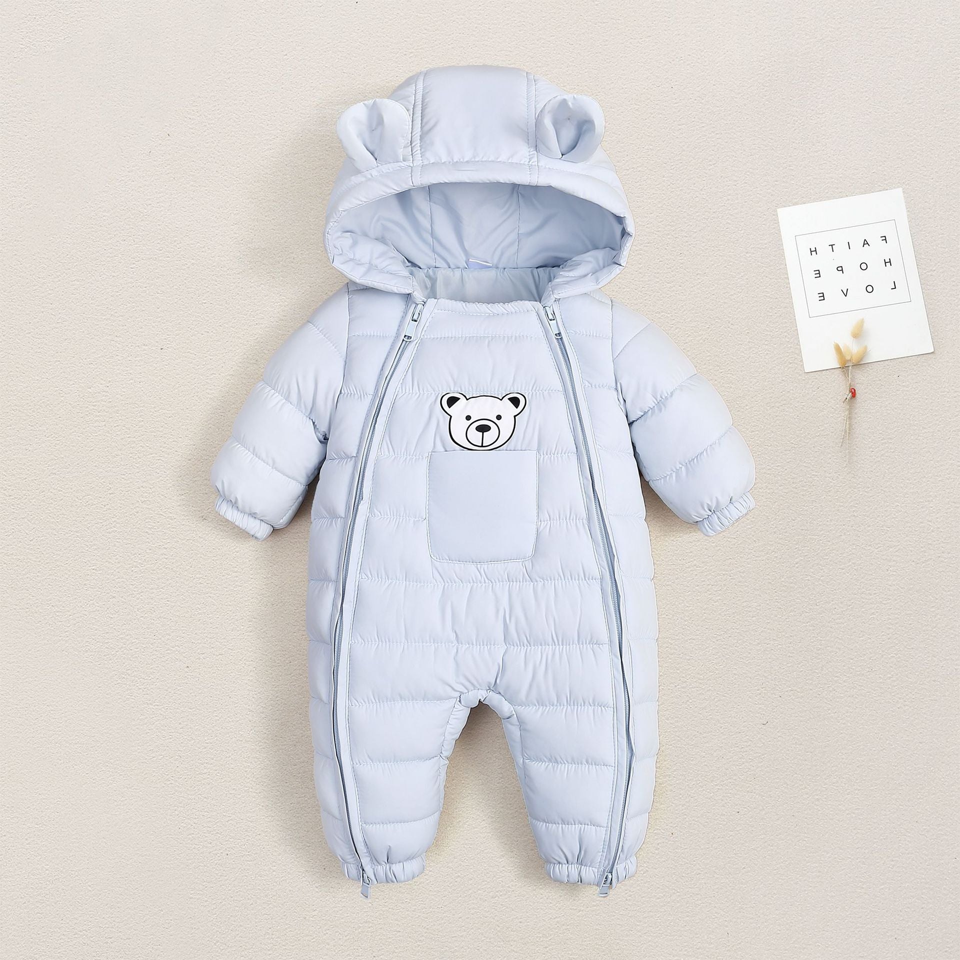 Veste en coton rembourrée d'une seule pièce