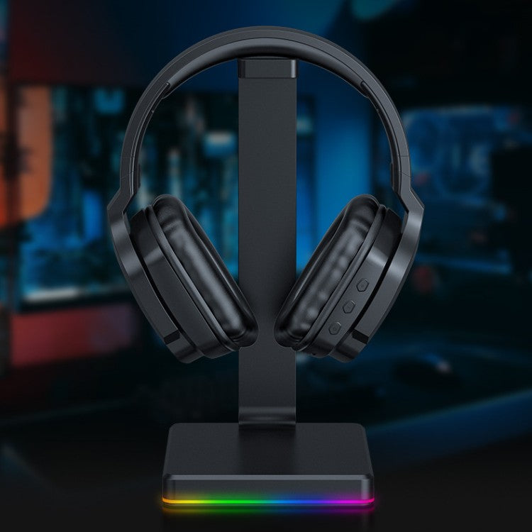 Head-mounted Noise Reduction Stereo Gaming Bass Luminous Wireless Headset
