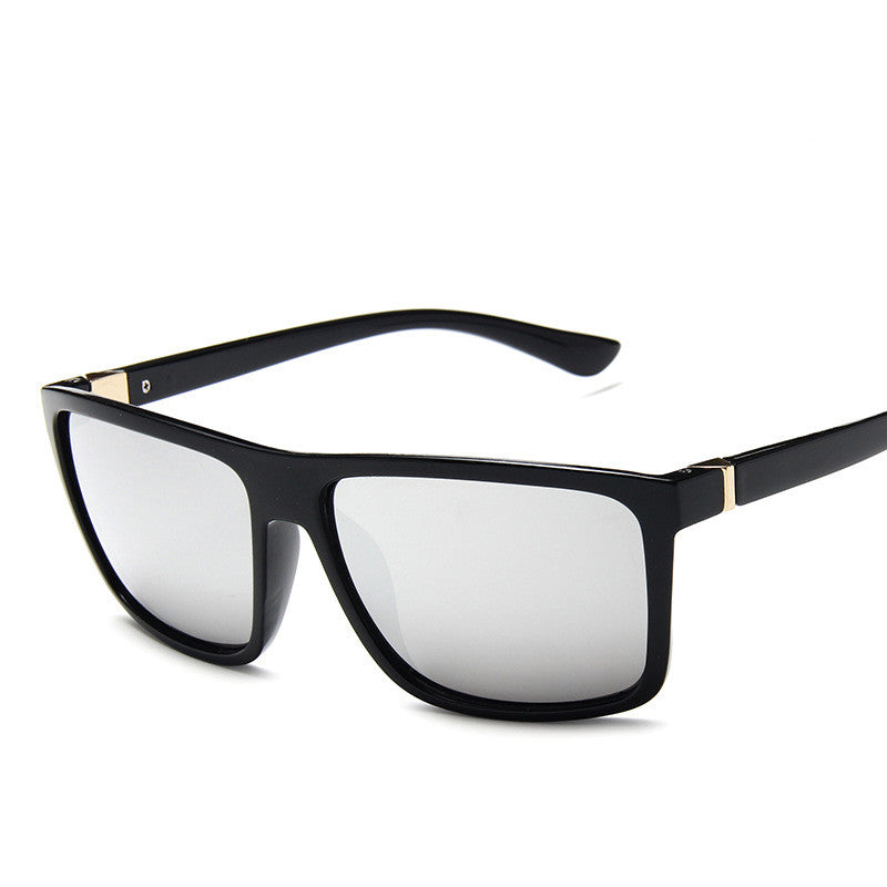 Lunettes de soleil carrées pour hommes de style Large Frame