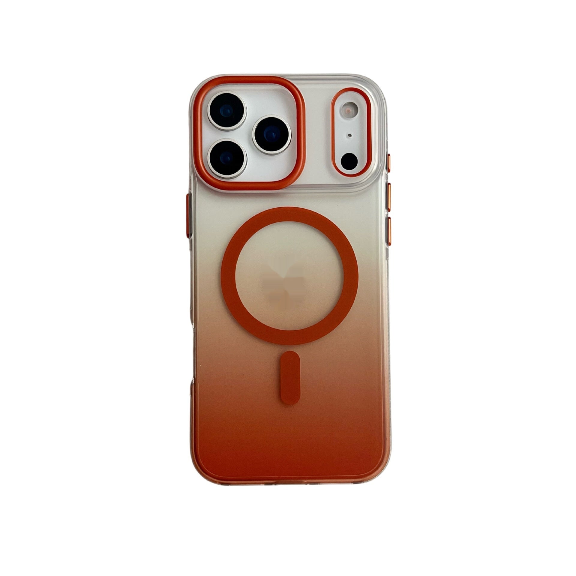Aurora magnétique gradué laser Applicable 17ProMax Étui de protection pour téléphone portable gelé