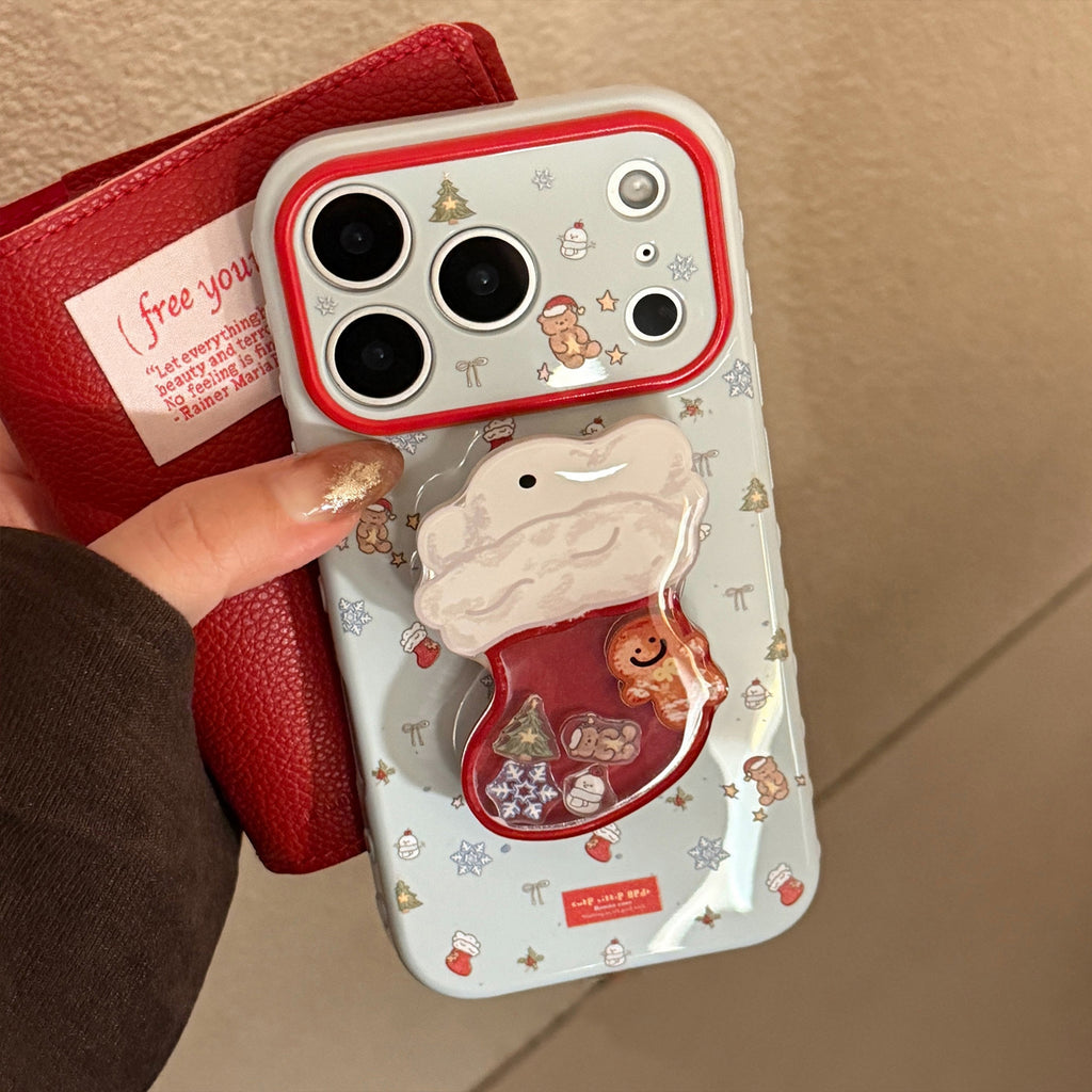 Christmas Shaker Stand Phone Case