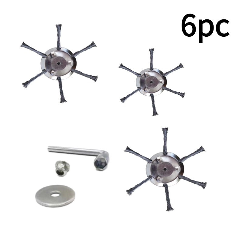 Tête de pinceau en acier 6Wire 6in