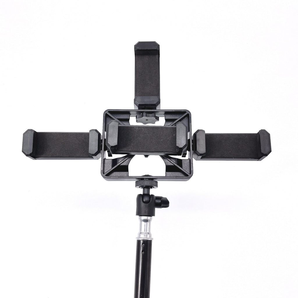 Téléphonie mobile Tripode 1,1m 1,6m 2,1m Tripode Rétractable étage Stand de photographie debout