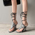 Sangle de String Wedge Sandales pour femmes