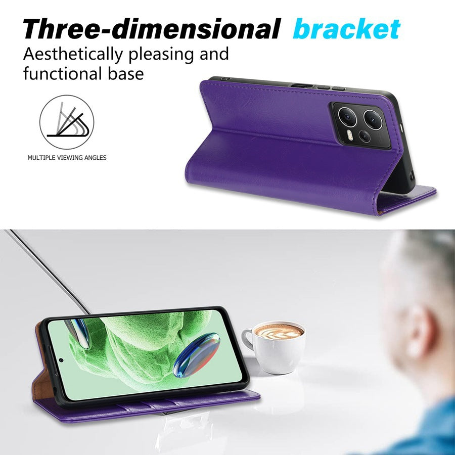 Coque de téléphone polyvalente créative avec une housse magnétique