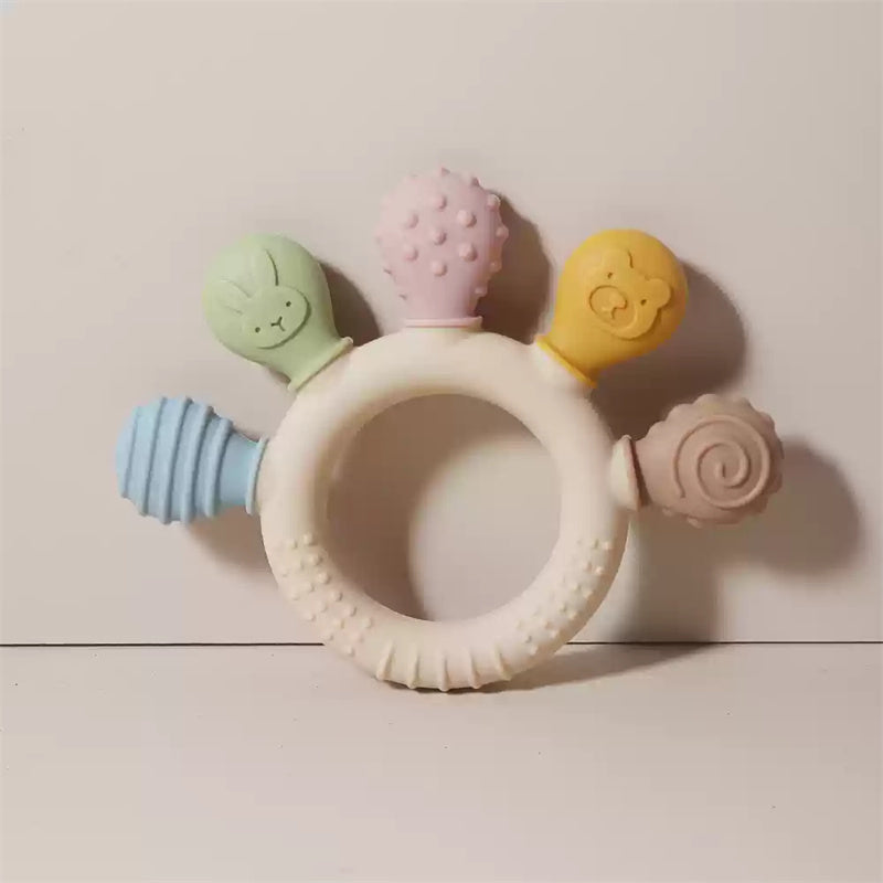 Enceinte de maintien de main en silicone comestible