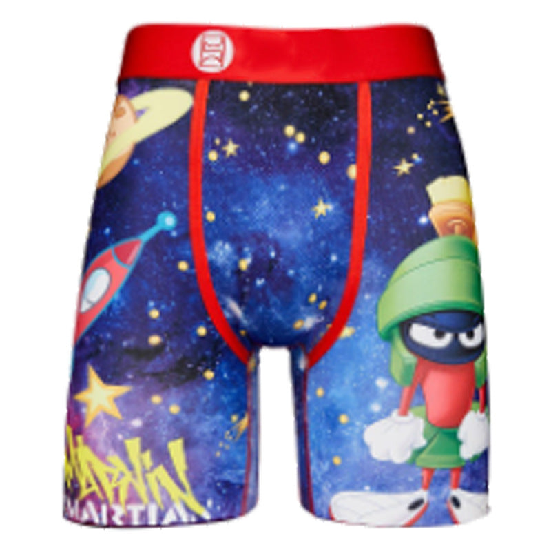 Caricature imprimé garçons Boxers hommes sports sous-vêtements