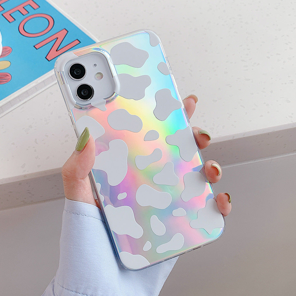 Double face Laser Laser Zebra Print Leopard Print