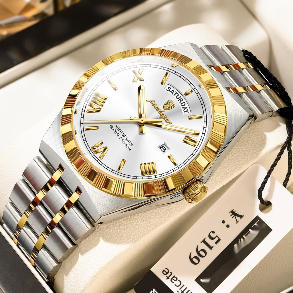 Trendy montre imperméable de nuit pour hommes