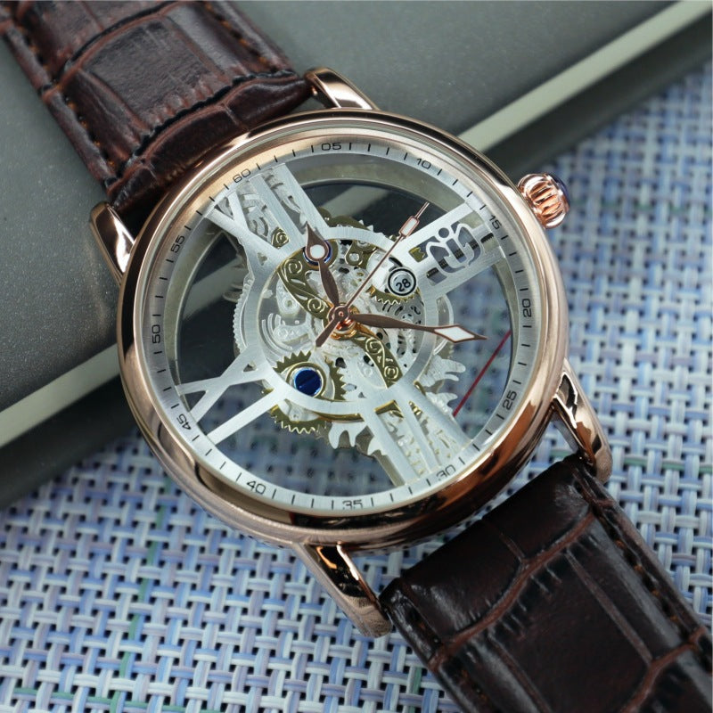 Montre de sport de style industriel-mécanique pour hommes