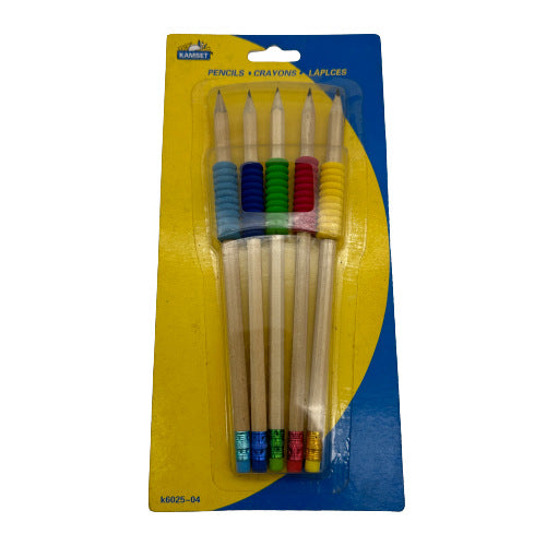 MOQ 5000 Sets 6 Supports de stylo à éponge fileté Hb Pencil Gel Pen Cover Non-dérapant Positif