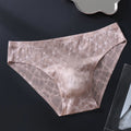 Léger-luxeur Soie-surface Hommes Sous-vêtements Ice-silk Sexy Soft Dentelle