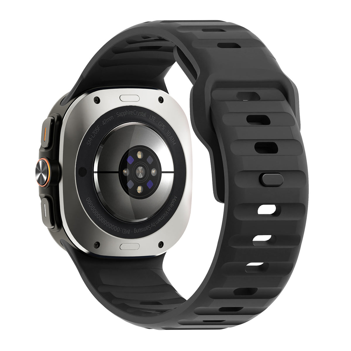 Montres applicables Ultra Wave boucle inverse Silicone 47mm