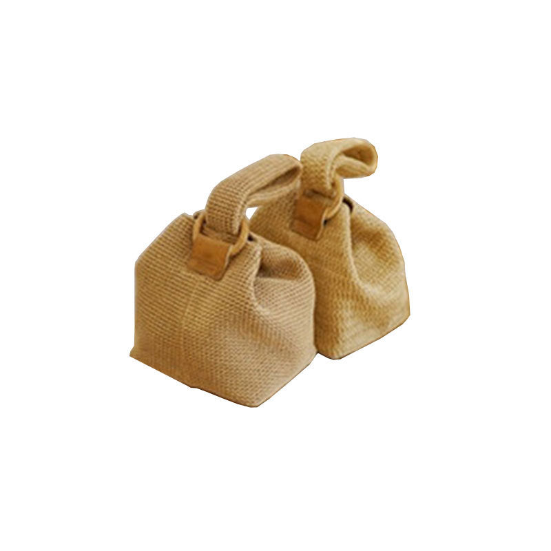 Sac en paille pour femmes Beach Woven sac en coton