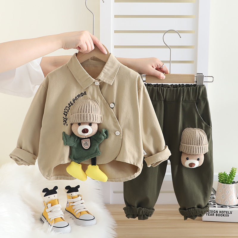 Bébé Western Style Mode Printemps Vêtements costume
