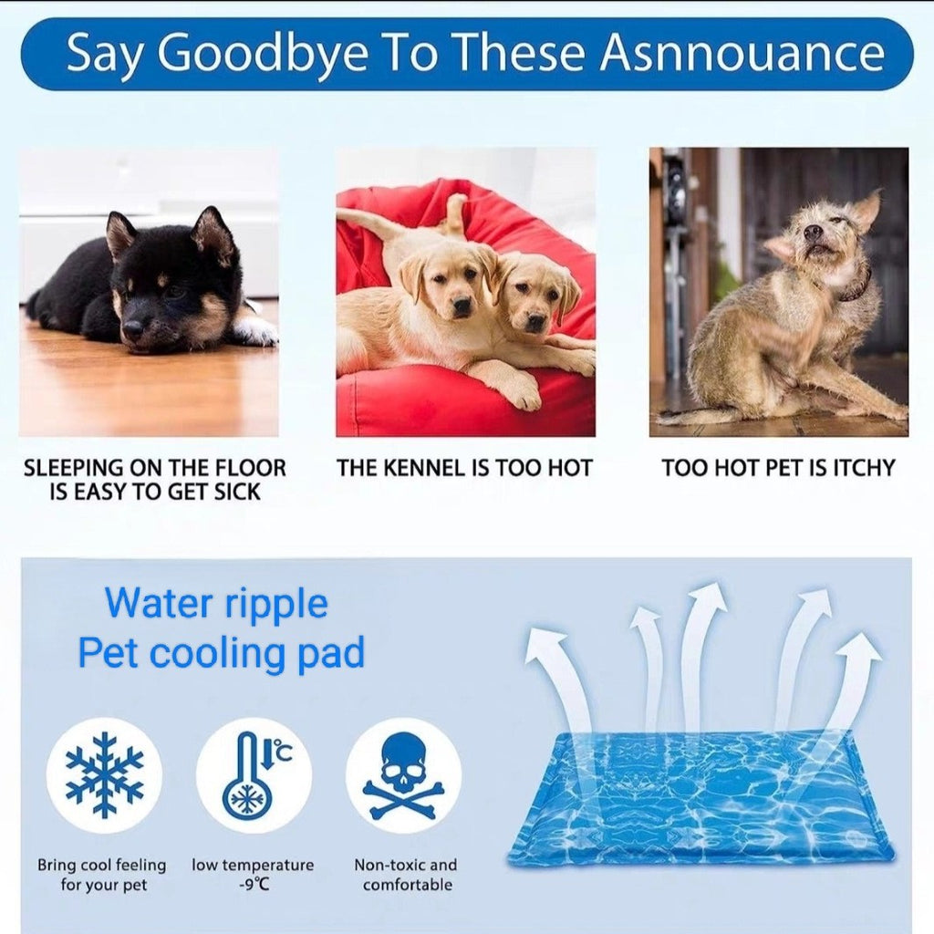 Tapis de refroidissement pour gel d'onde d'eau